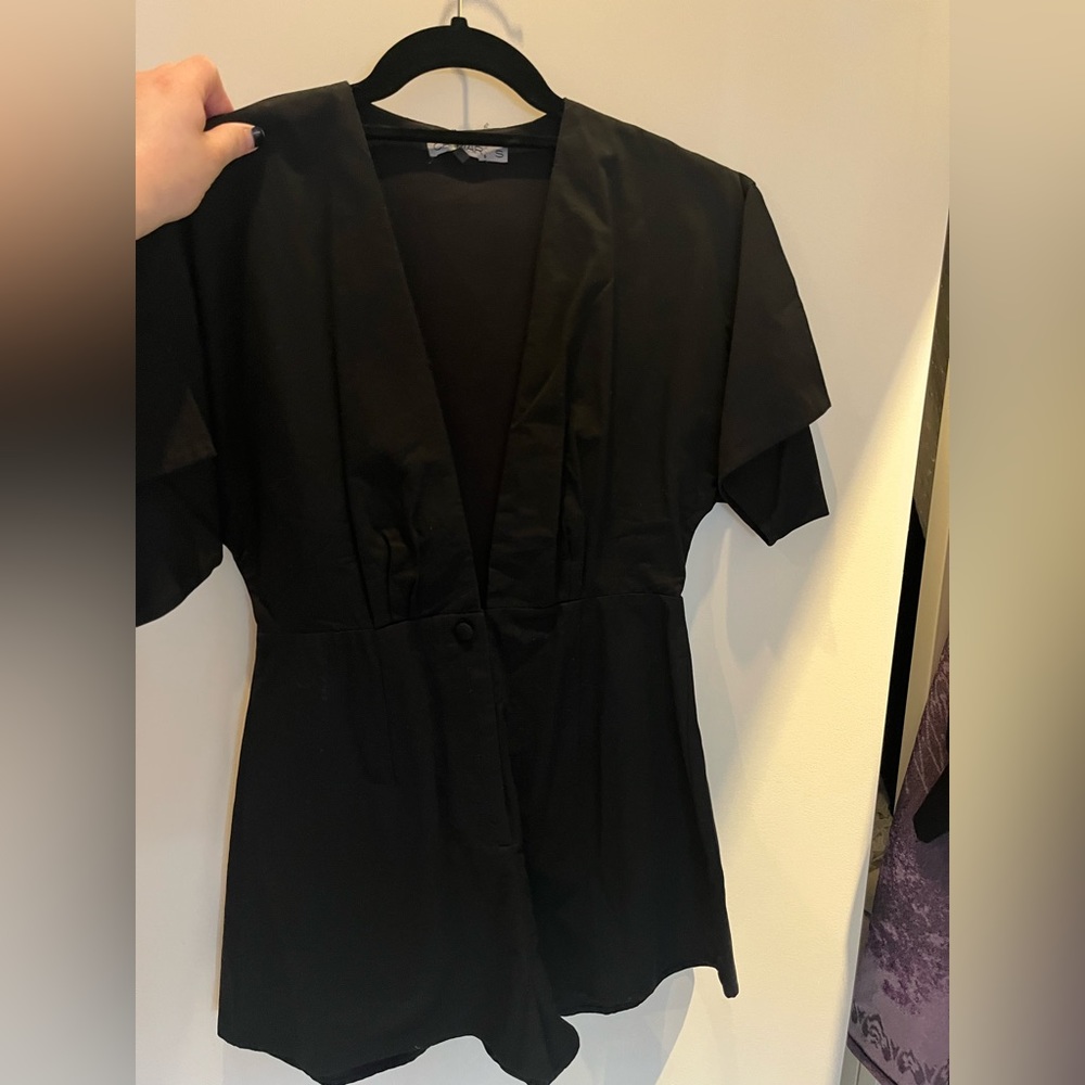 CARMAR Black Romper Size Small